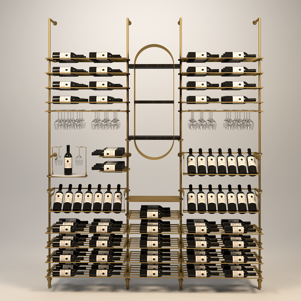 Lombardy Wine Wall - 142 Bottles