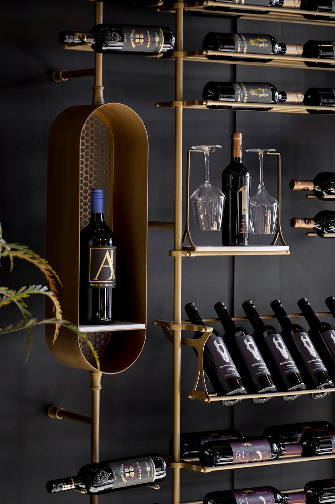 Rhone Wine Wall - 74 Bottles