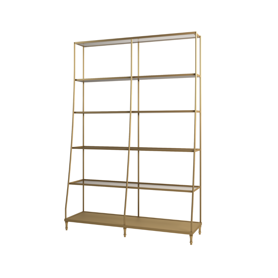 Double Tall Wall Shelf - 6 Tier