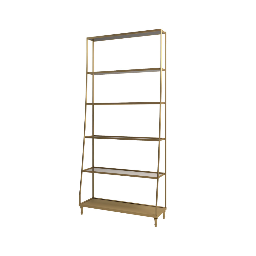 Tall Wall Shelf - 6 Tier