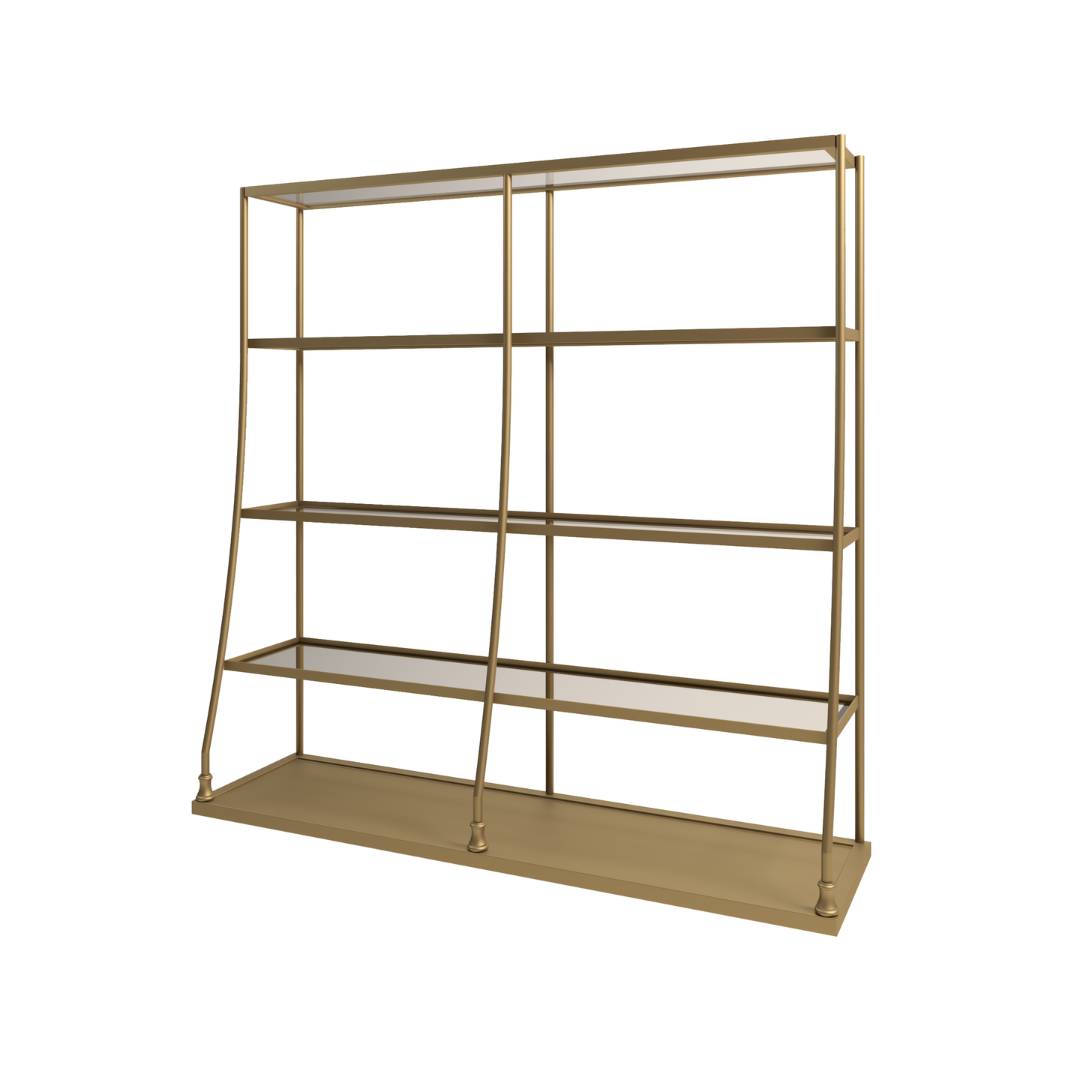 Double Wall Shelf - 5 Tier
