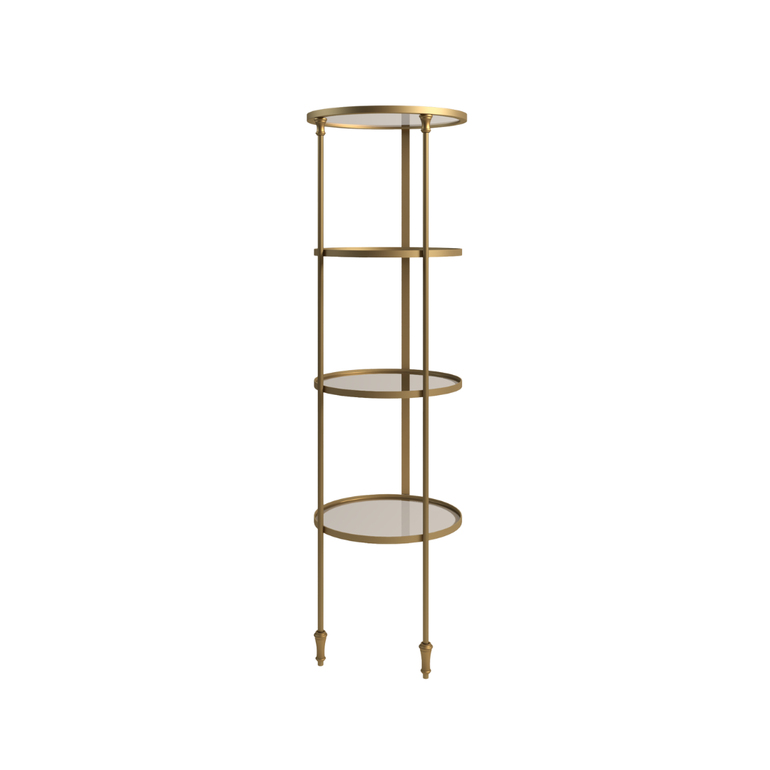 Round Etagere - 4 Tier