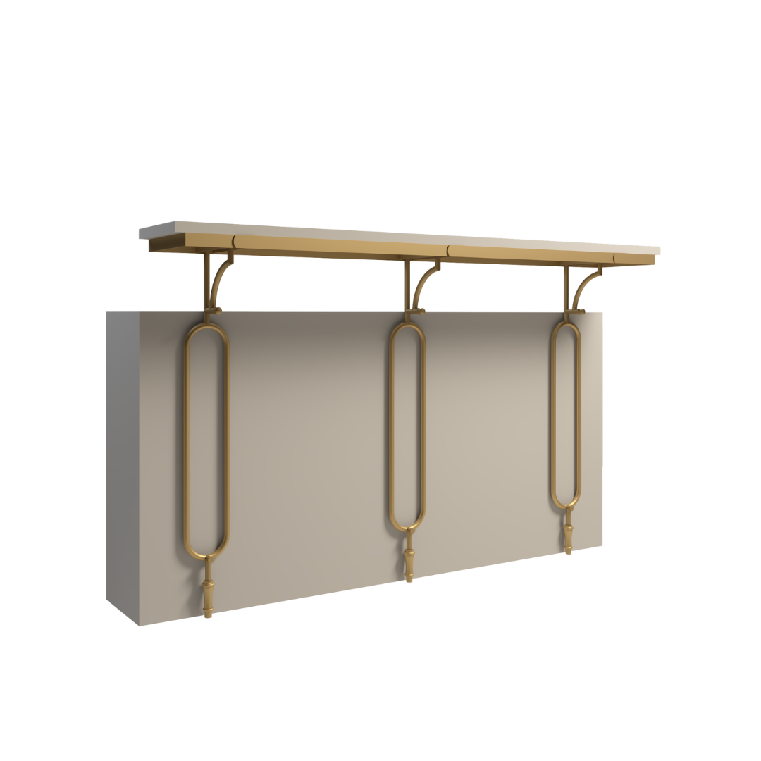 Bar Support System without Foot Rail