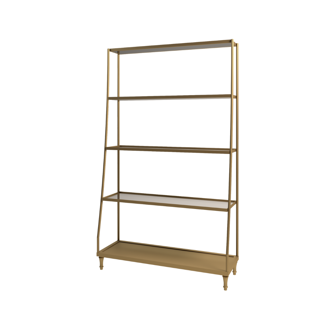 Tall Wall Shelf - 5 Tier