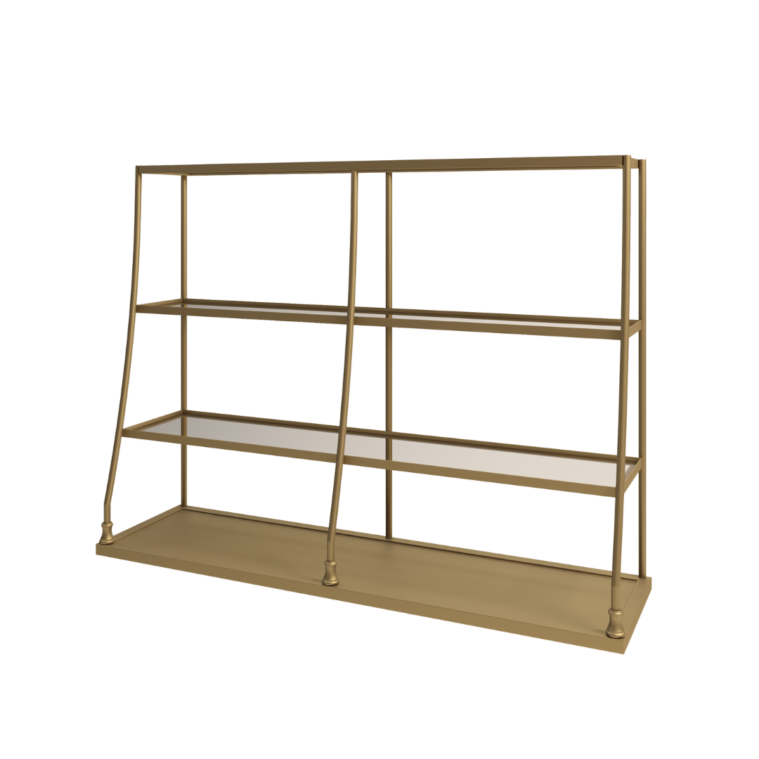 Double Wall Shelf - 4 Tier