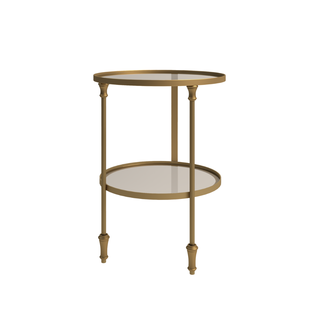 Round Etagere - 2 Tier
