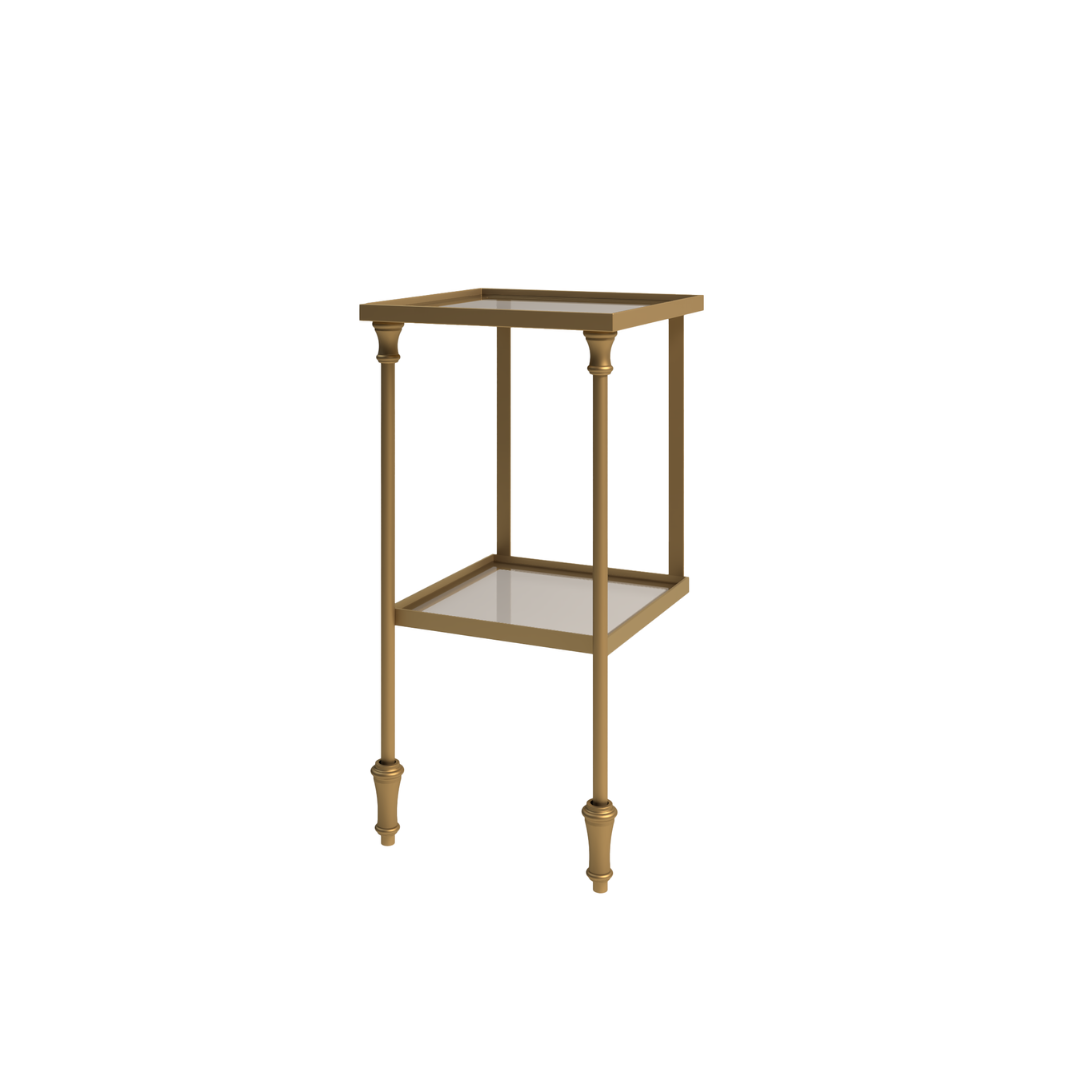 Square Etagere - 2 Tier