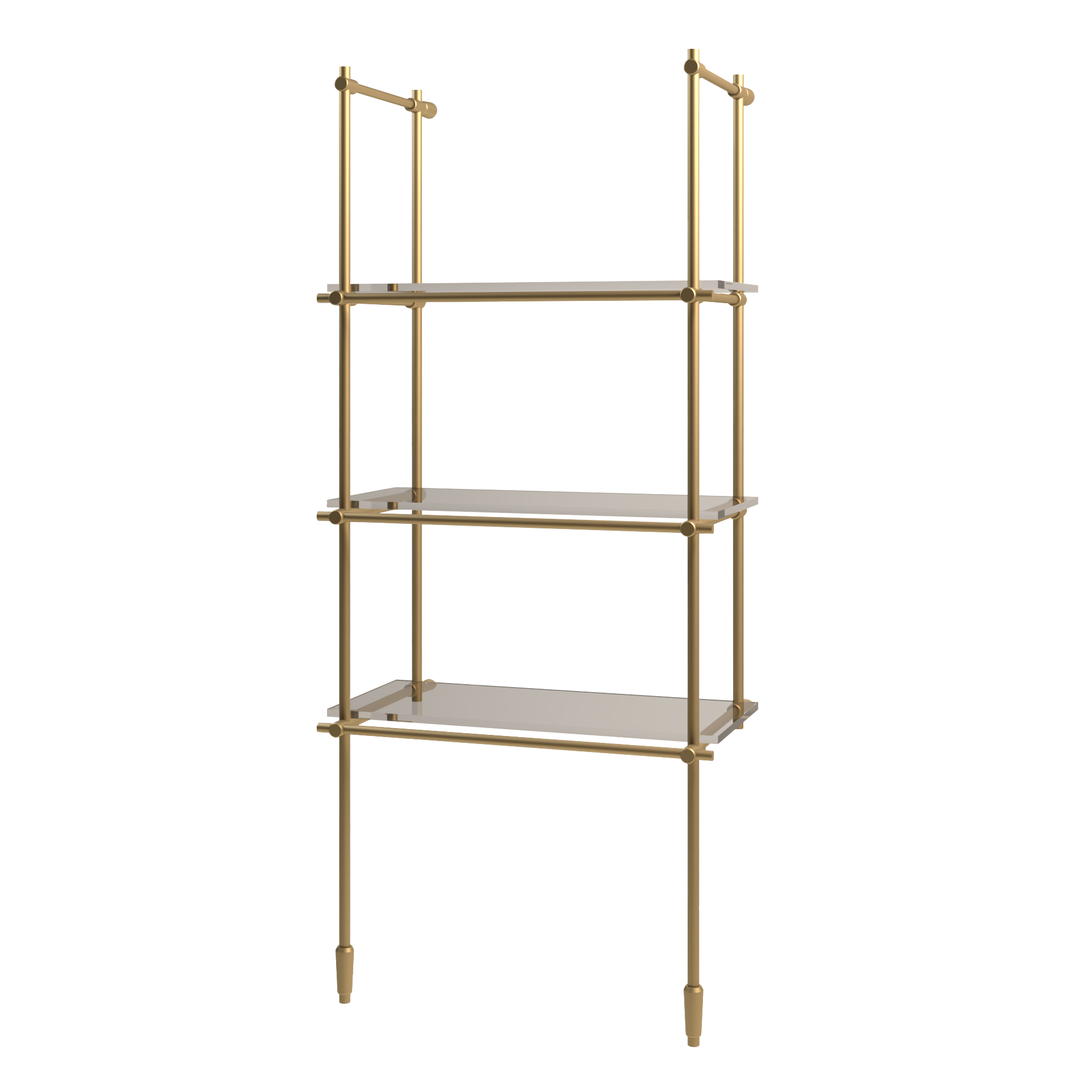 Bistro Floor/Counter to Wall Shelf