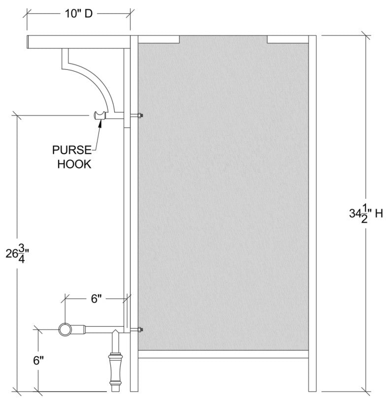 Bar Support System with Foot Rail