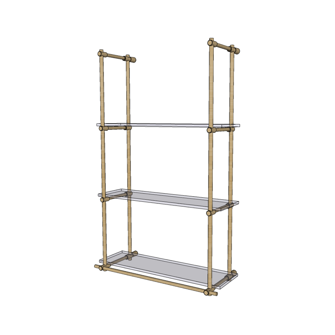 Bistro Shelving – Fittings Metal Collection