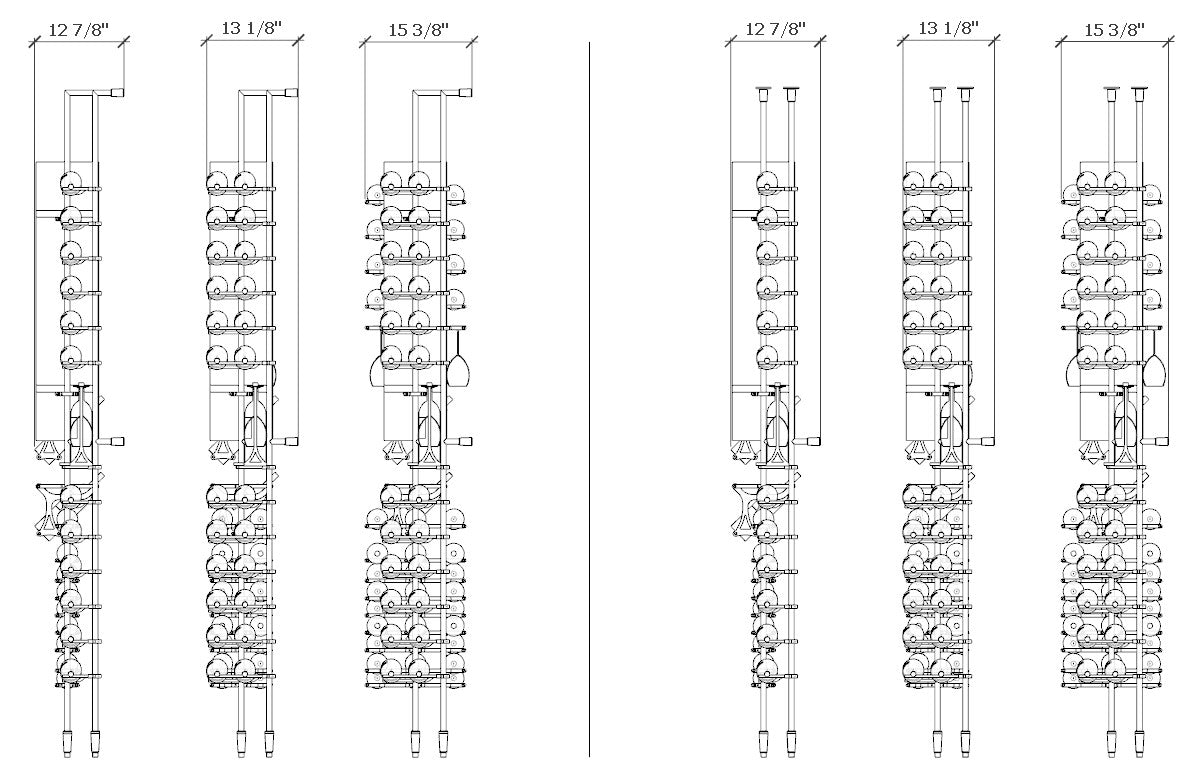Calabria Wine Wall - 191 Bottles