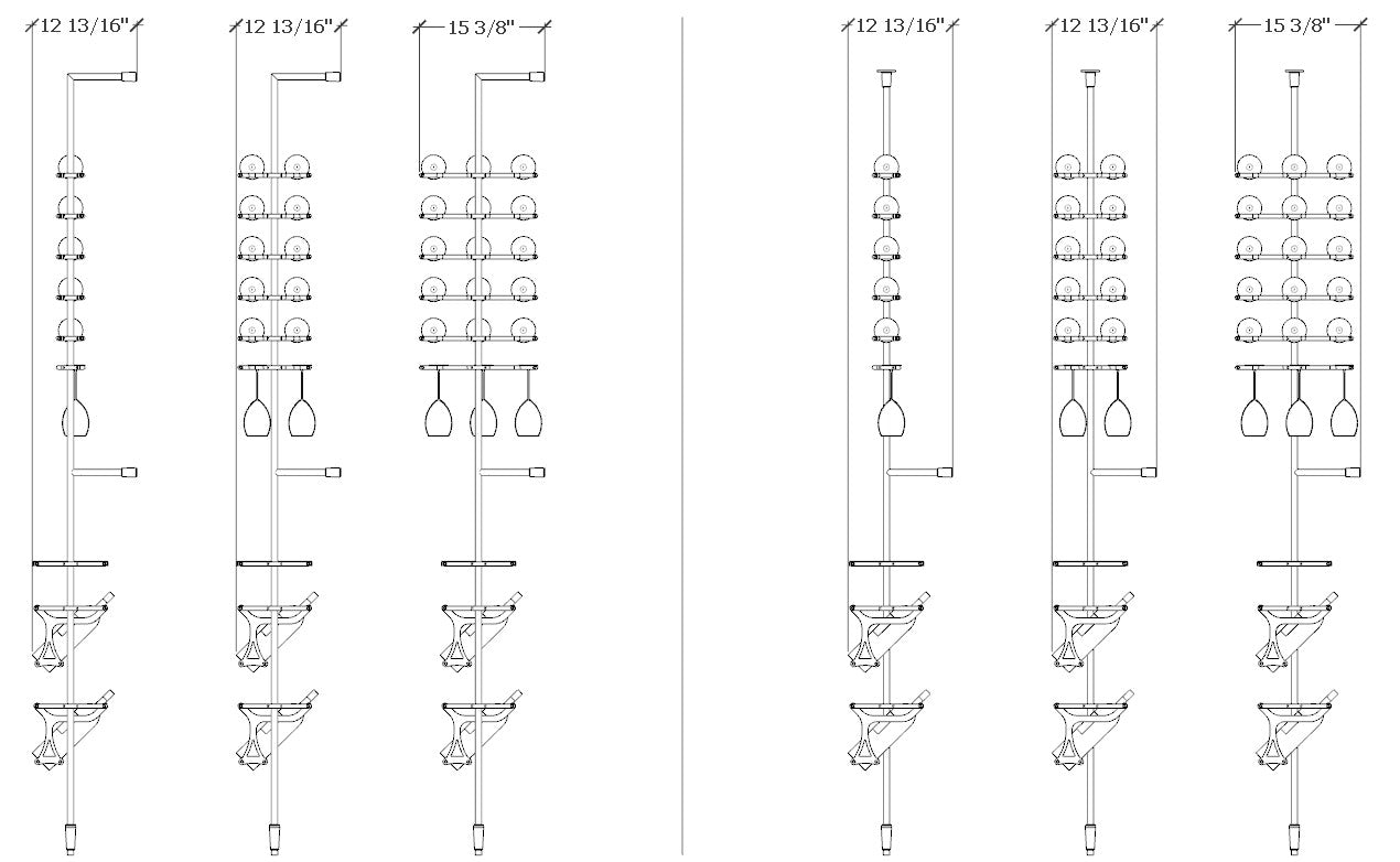 Campania Wine Wall - 26 Bottles