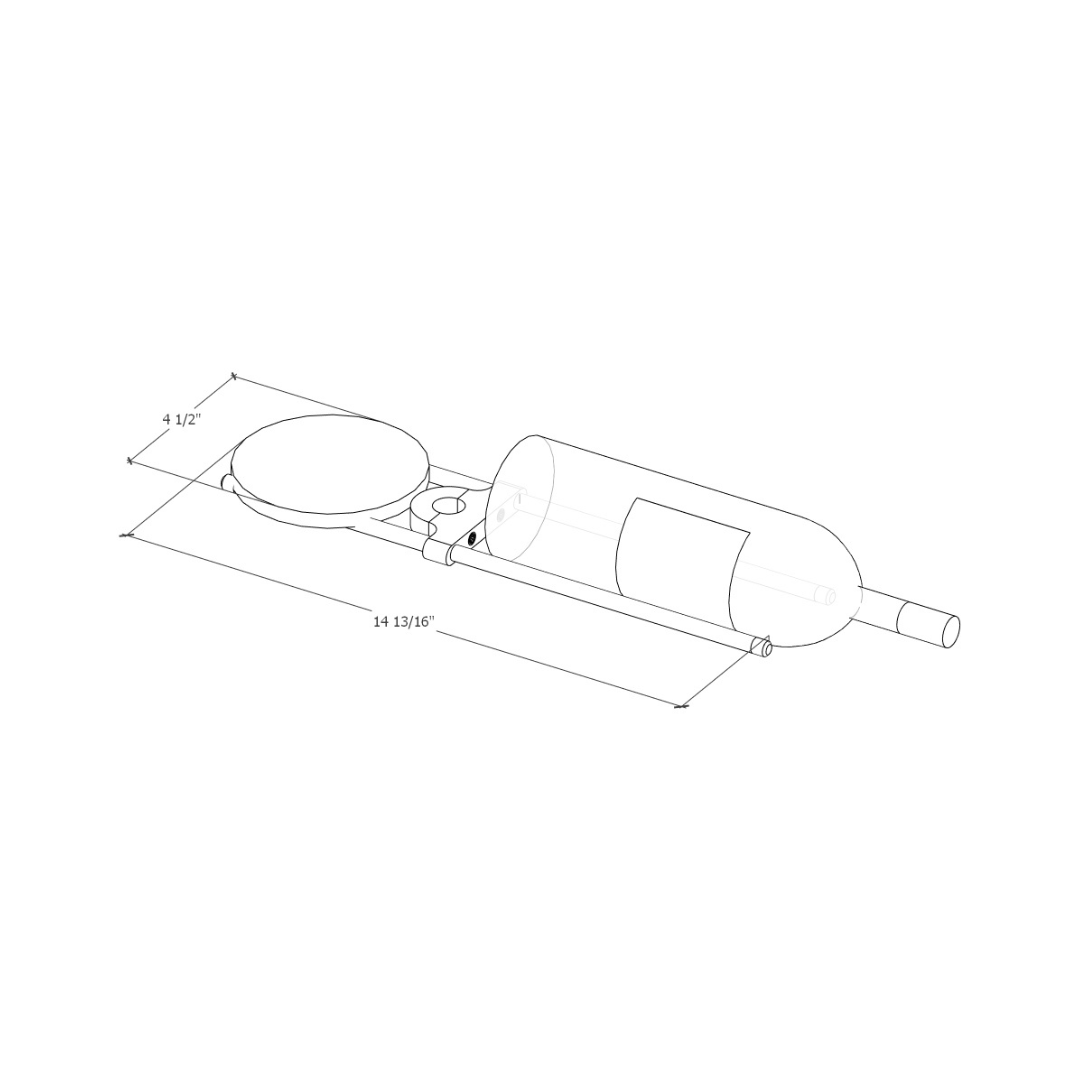 Cantilever Wine Rack with Shelf