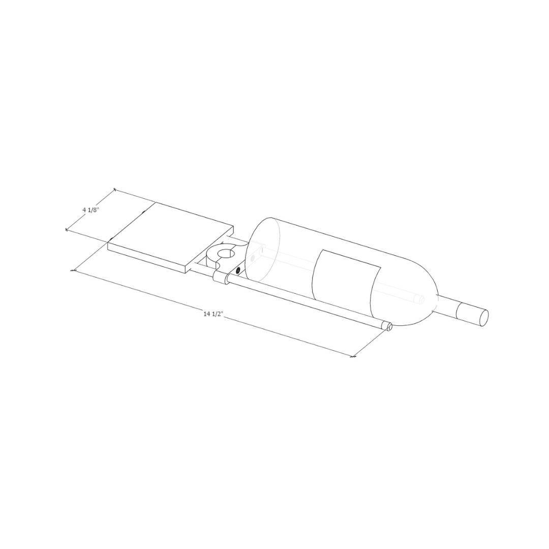 Cantilever Wine Rack with Shelf