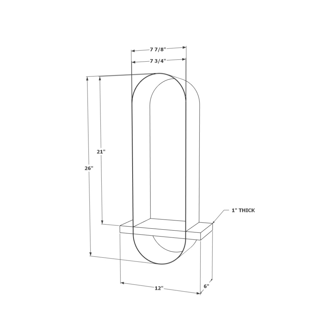 12" Capsule Shelf