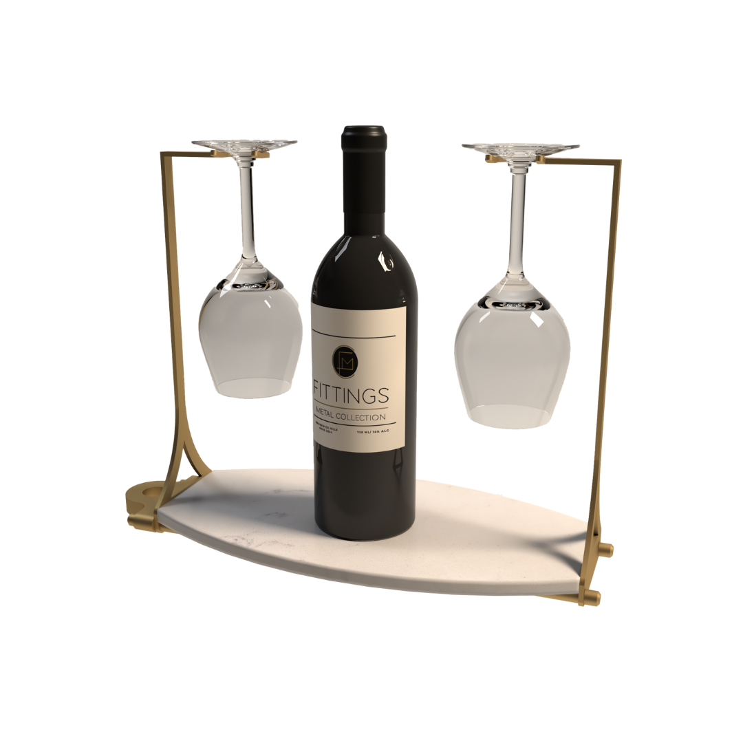 Wine Stemware Duo Shelf