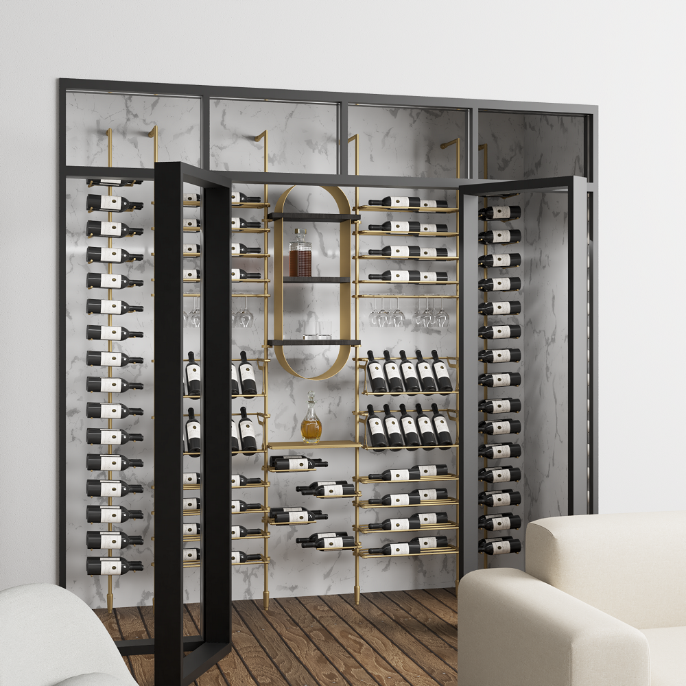 Marche Wine Wall - 124 Bottles