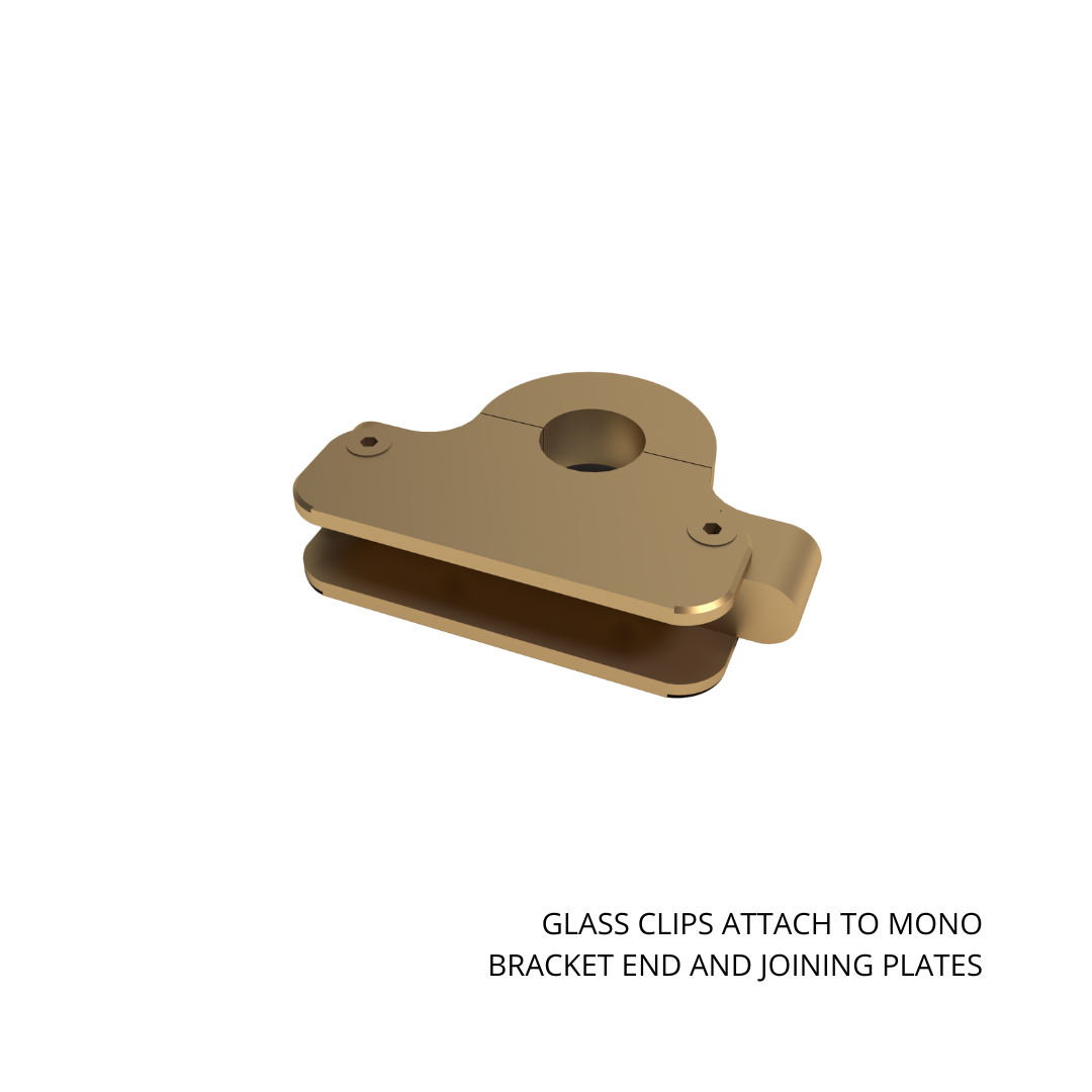 Mono Glass Shelf Clip