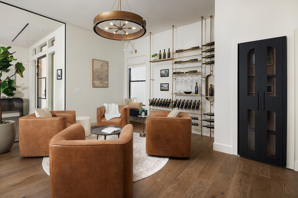 Comfortable Elegance Wine Wall