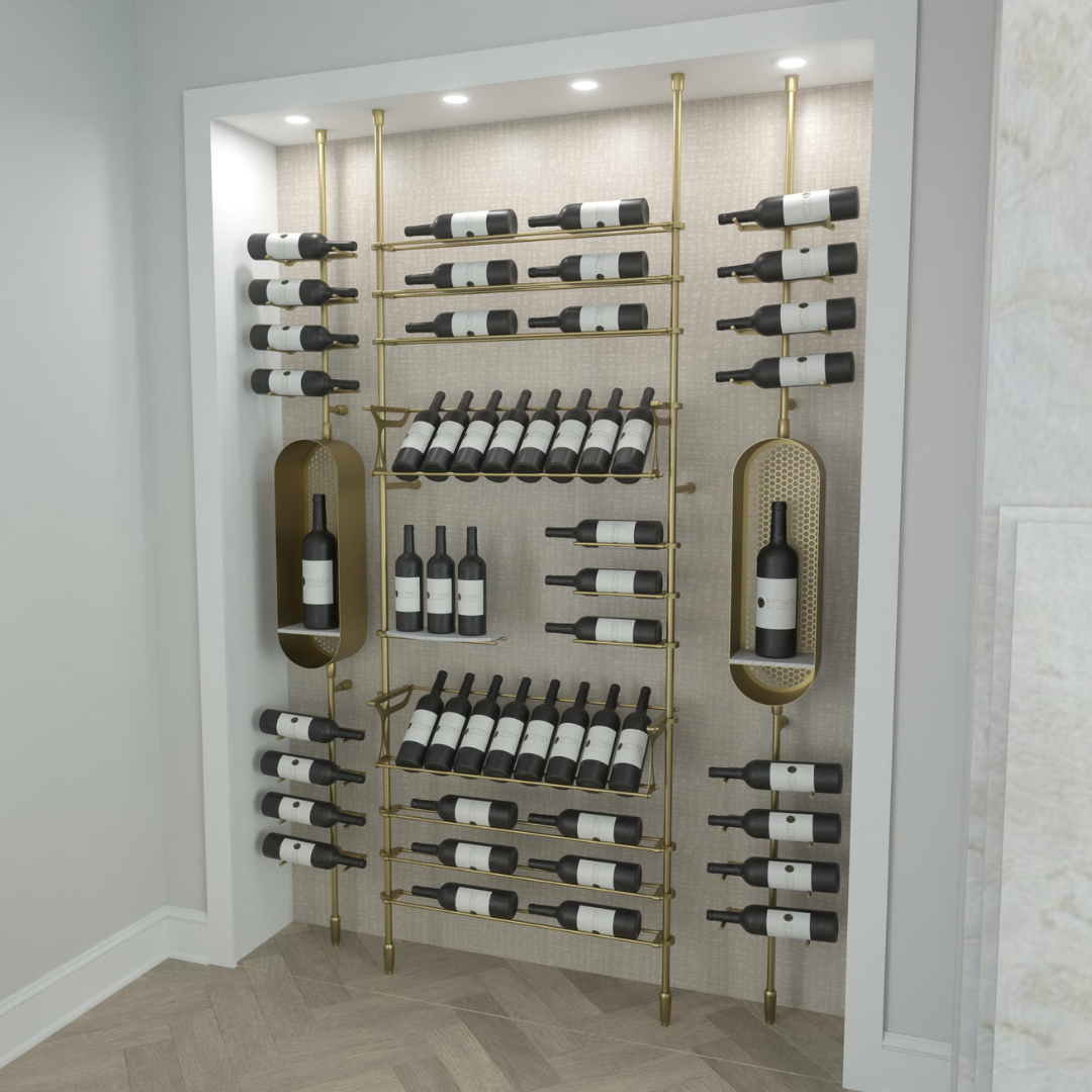 Sonoma Wine Wall - 52 Bottles
