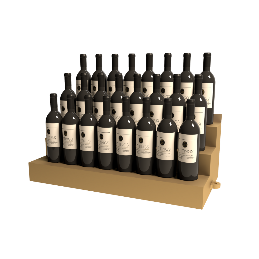 Tiered Bottle Display Shelf