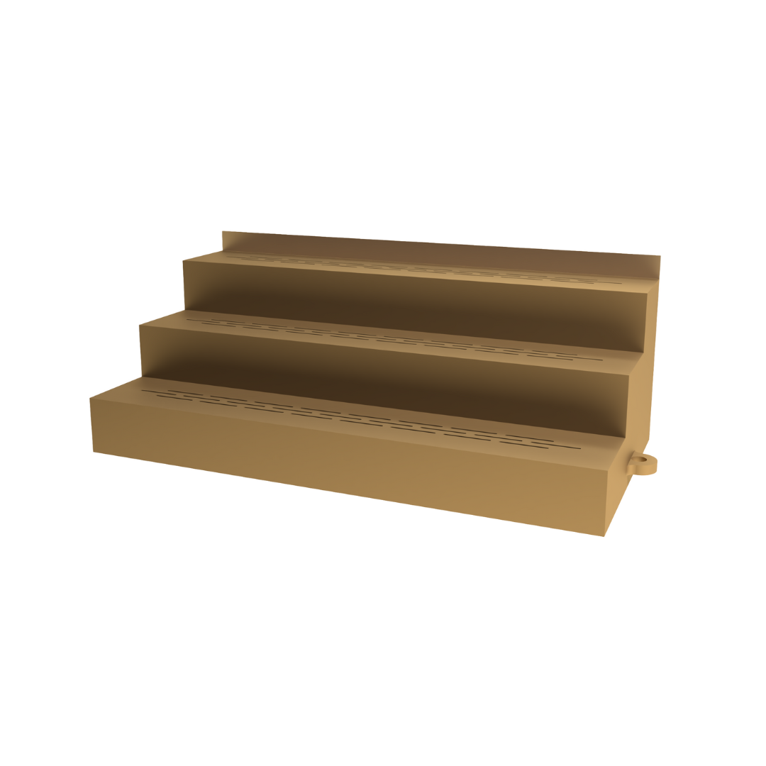 Tiered Bottle Display Shelf