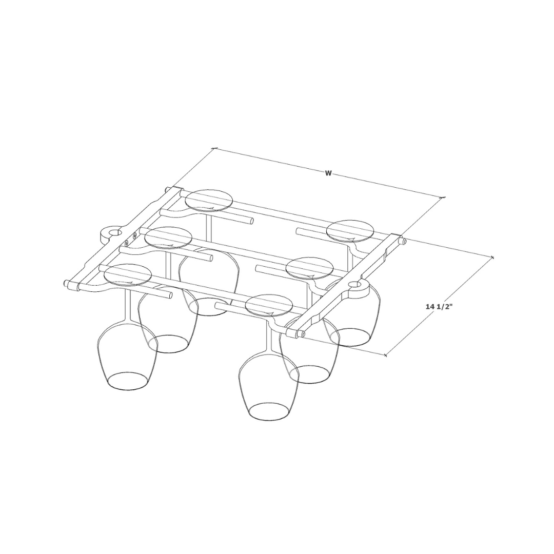 Linear Stemware Holder