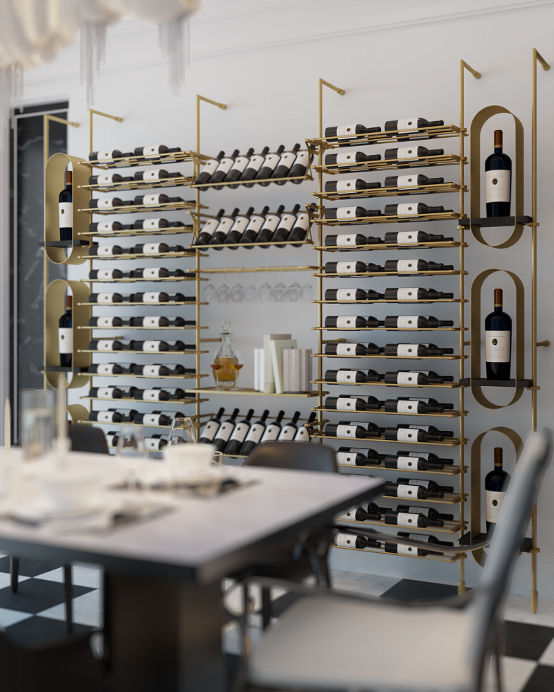 Abruzzo Wine Wall - 96 Bottles
