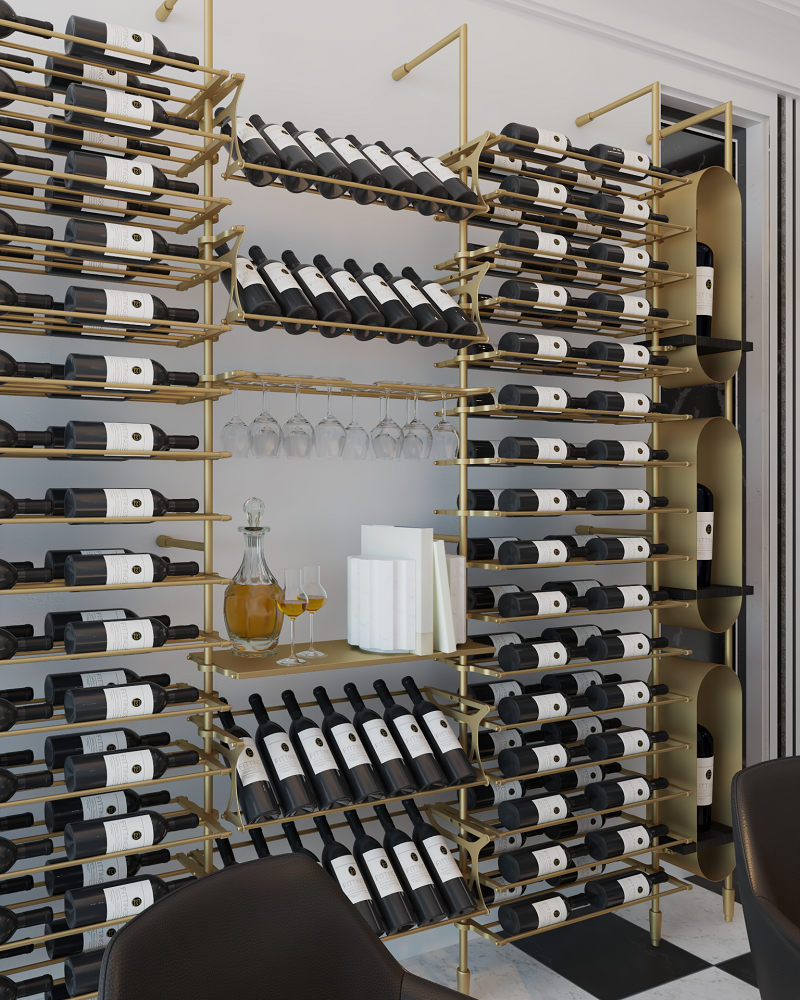 Abruzzo Wine Wall - 96 Bottles