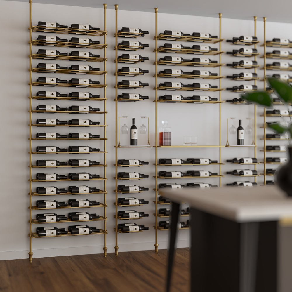 Alsace Wine Wall - 338 Bottles