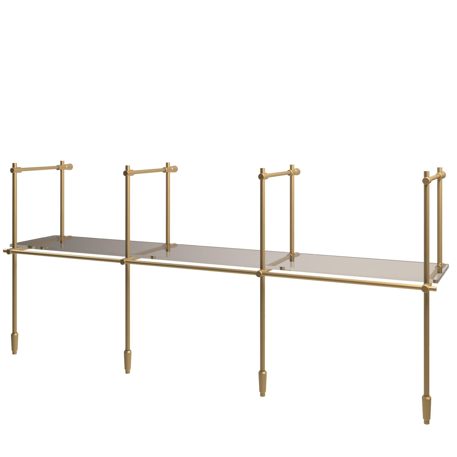 Bistro Floor/Counter to Wall Shelf
