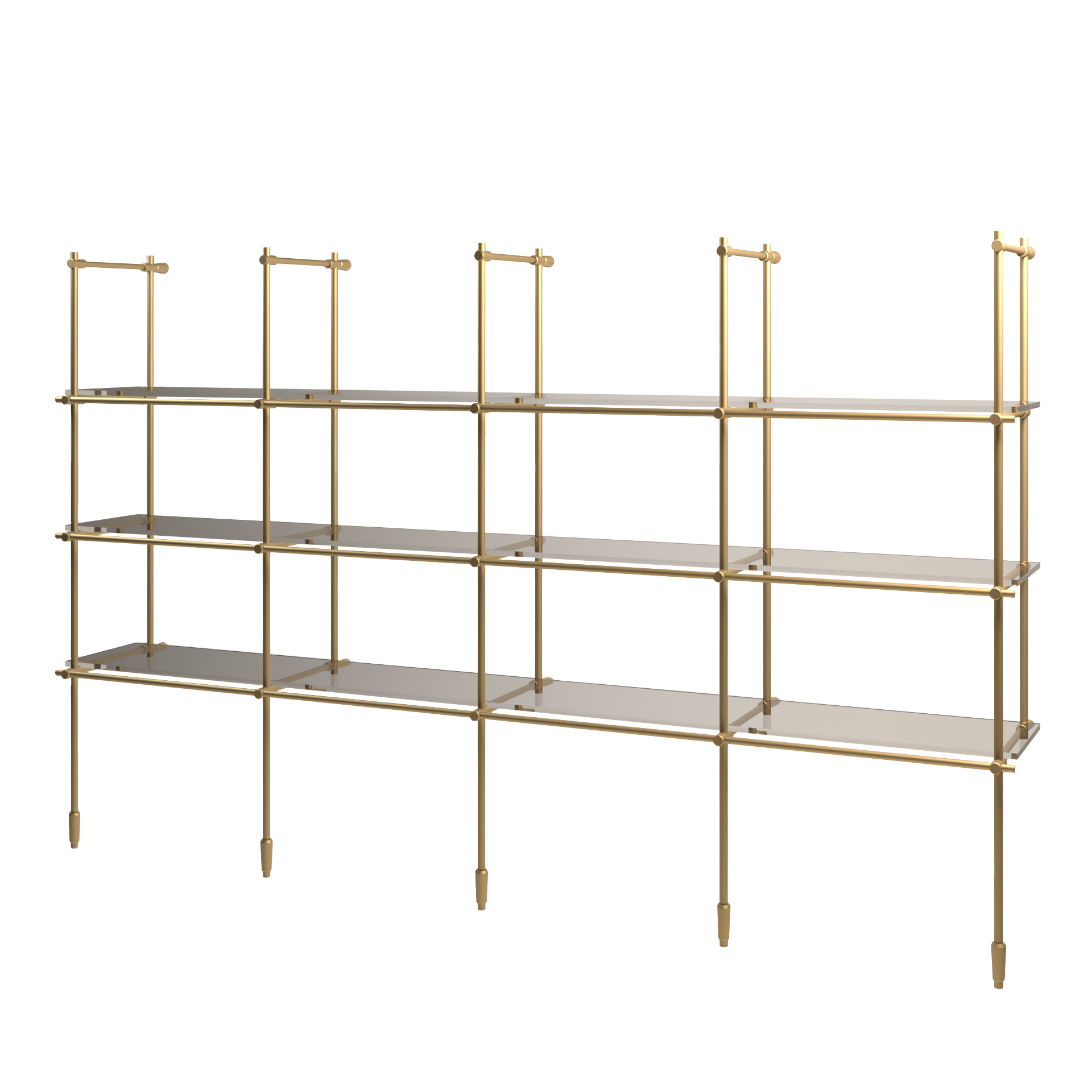 Bistro Floor/Counter to Wall Shelf