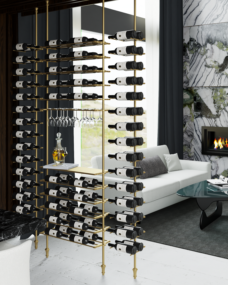 Lazio Wine Wall - 100 Bottles