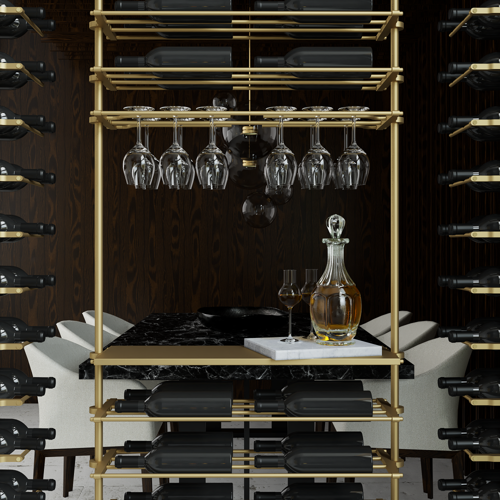 Lazio Wine Wall - 100 Bottles