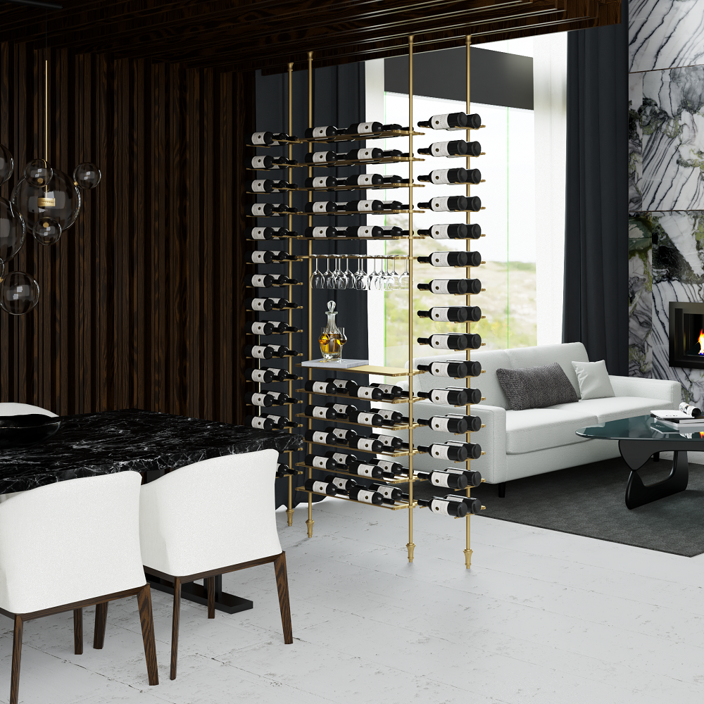 Lazio Wine Wall - 100 Bottles