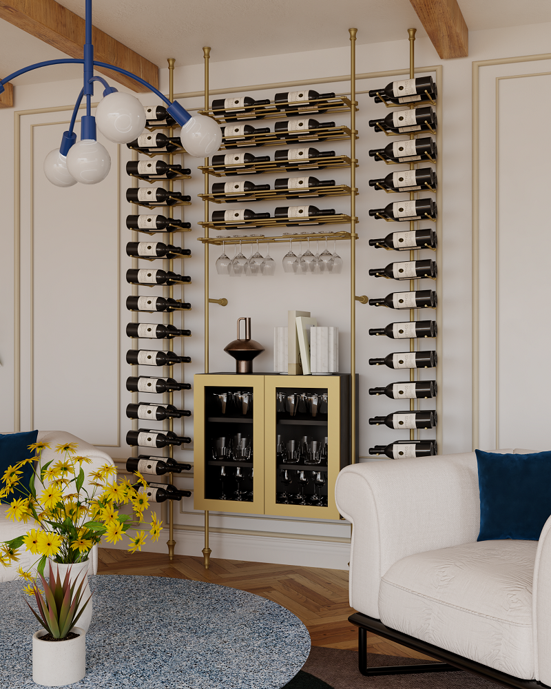 Napa Wine Wall - 80 Bottles
