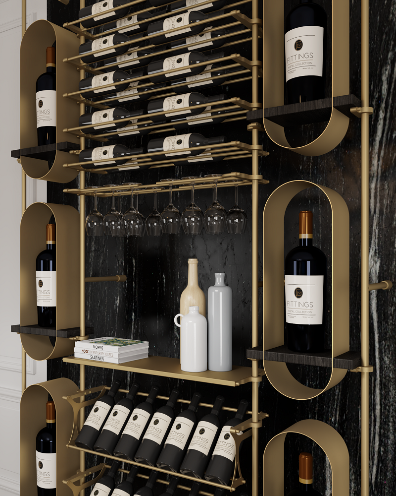 Piedmont Wine Wall - 36 Bottles