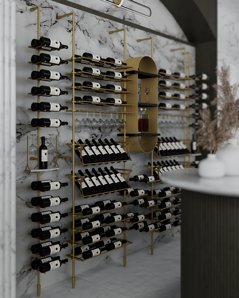 Tuscany Wine Wall - 193 Bottles