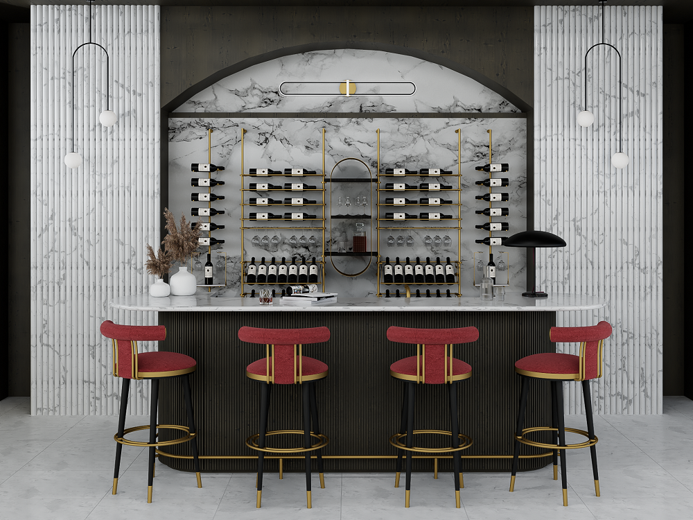 Tuscany Wine Wall - 95 Bottles