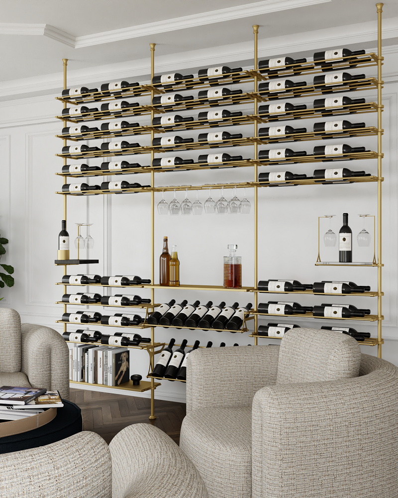 Venato Wine Wall - 118 Bottles