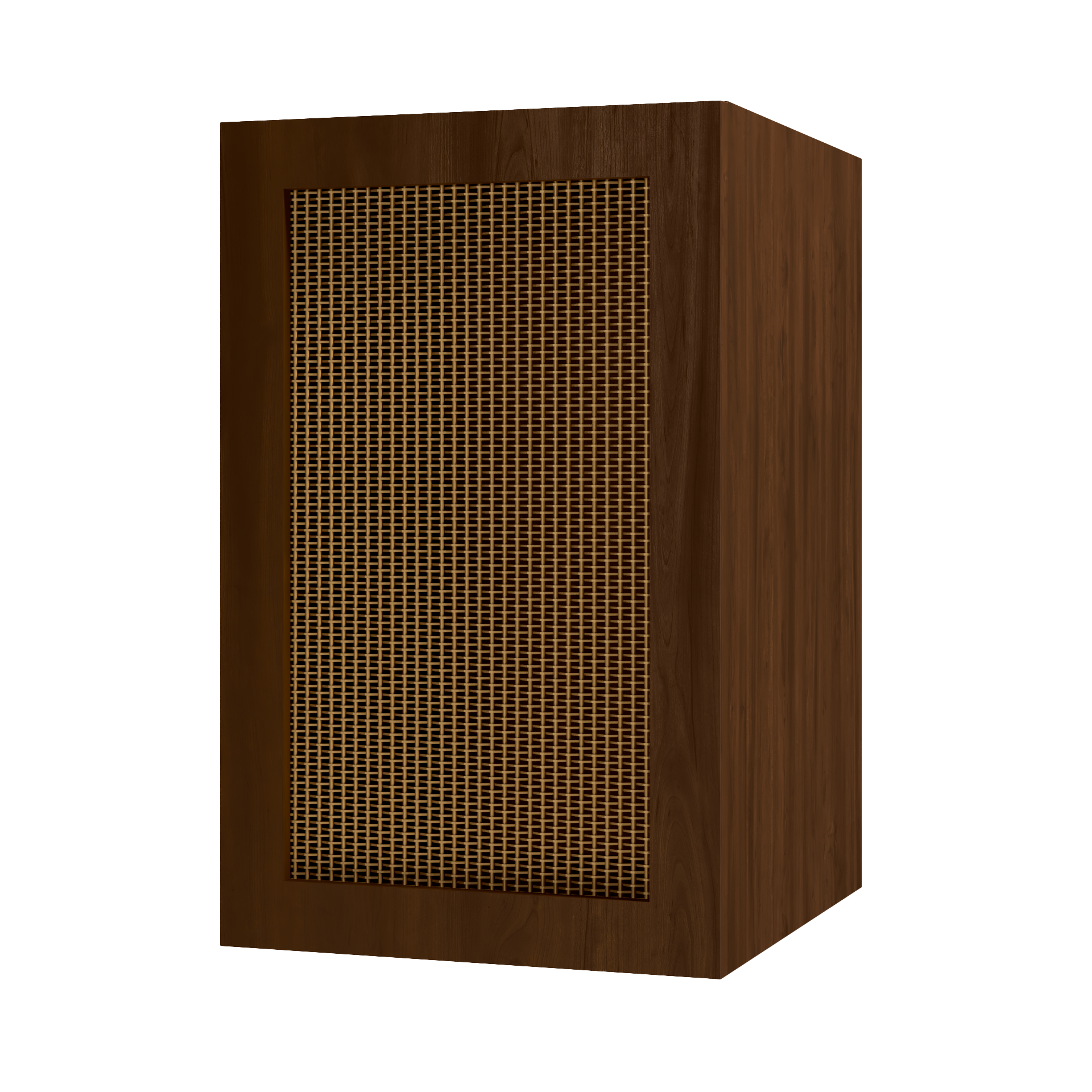 18" Deep Cabinet - Wood Frame Metal Mesh Door with Shelves