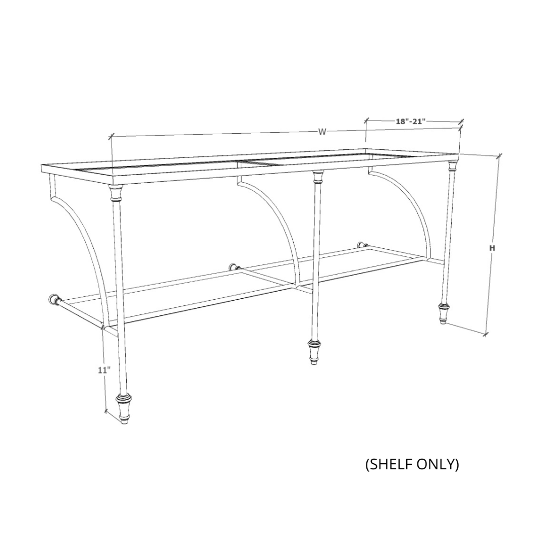 Vanity Base Shelf