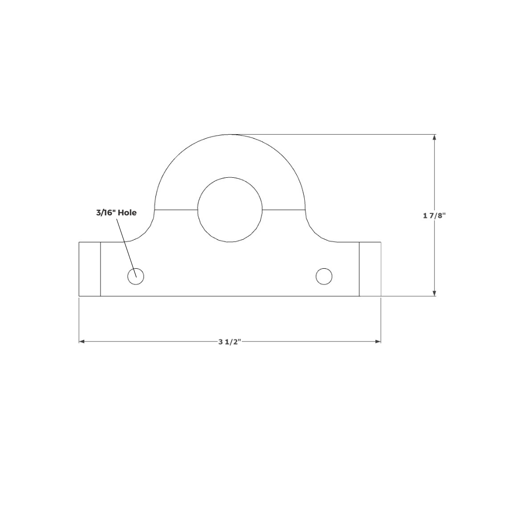Mono Bracket End Plate