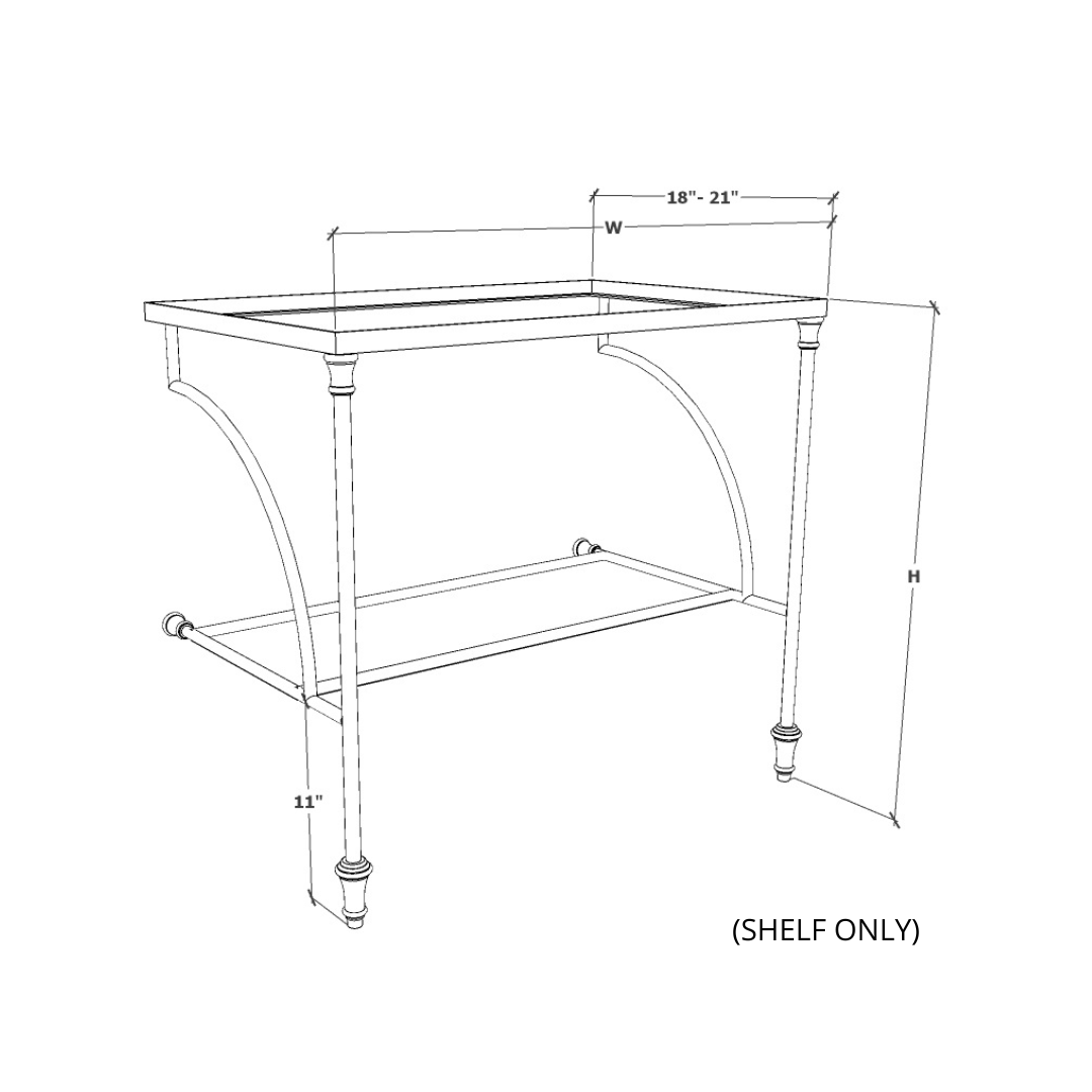 Vanity Base Shelf