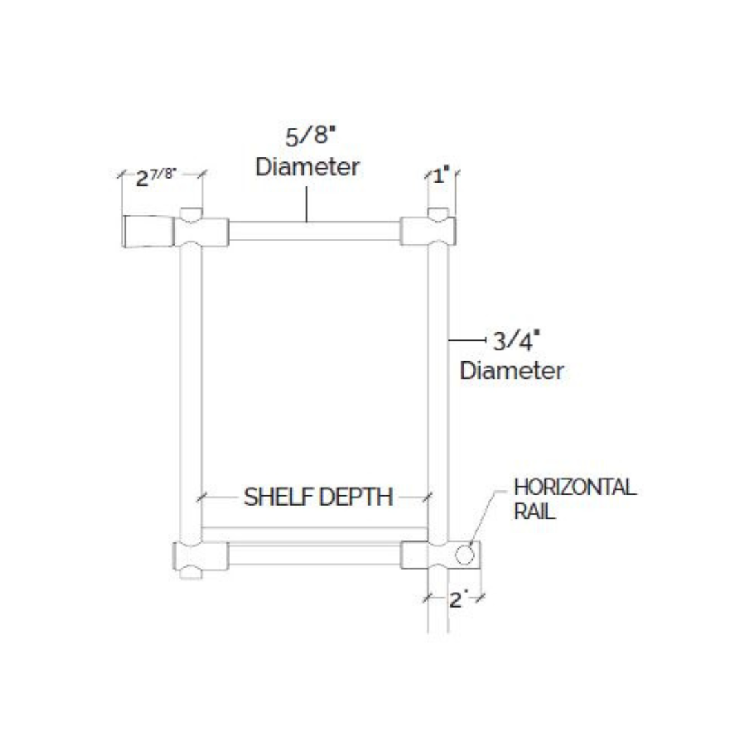 Bistro Shelf Depth