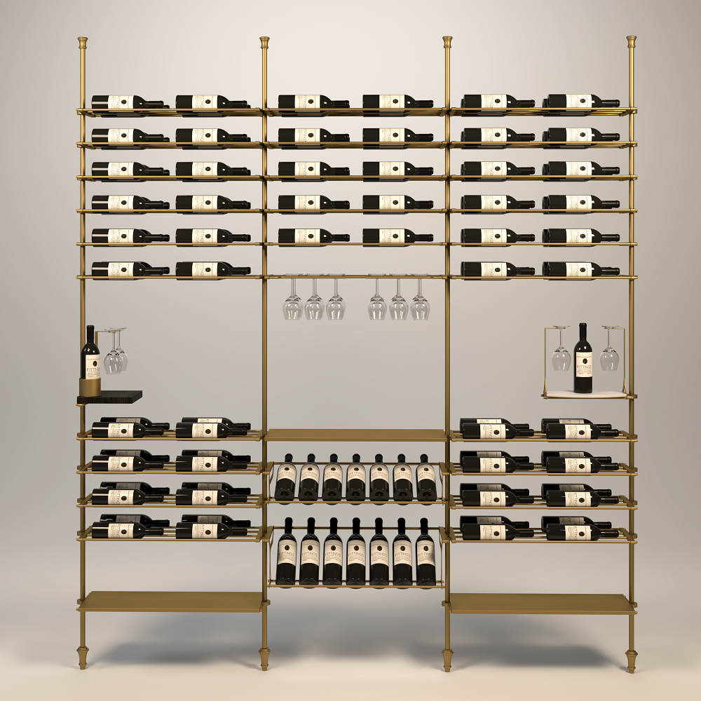 Venato Wine Wall - 116 Bottles