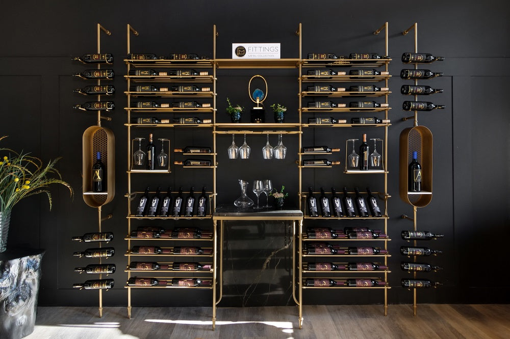 Rhone Wine Wall - 130 Bottles