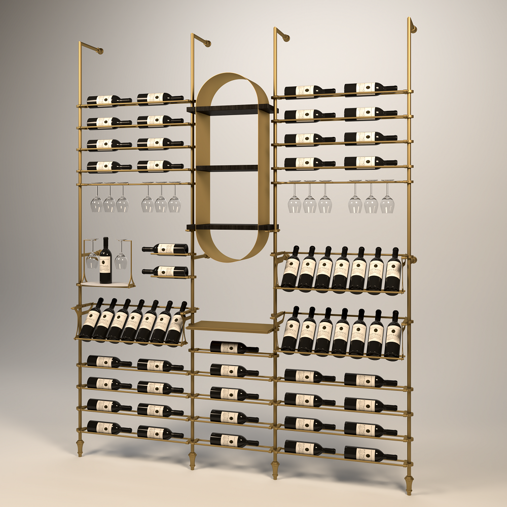 Lombardy Wine Wall - 61 Bottles