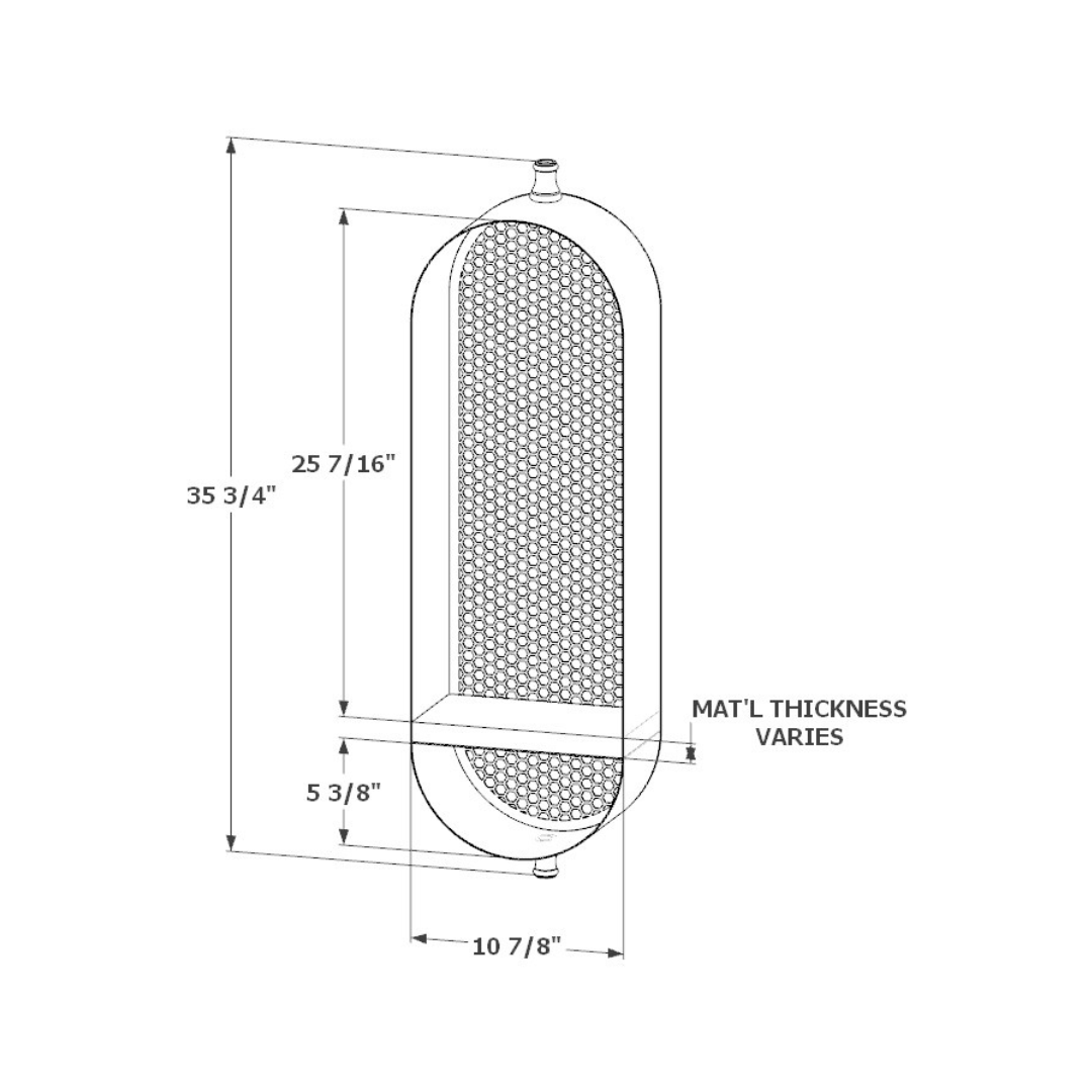 11" Honeycomb Capsule