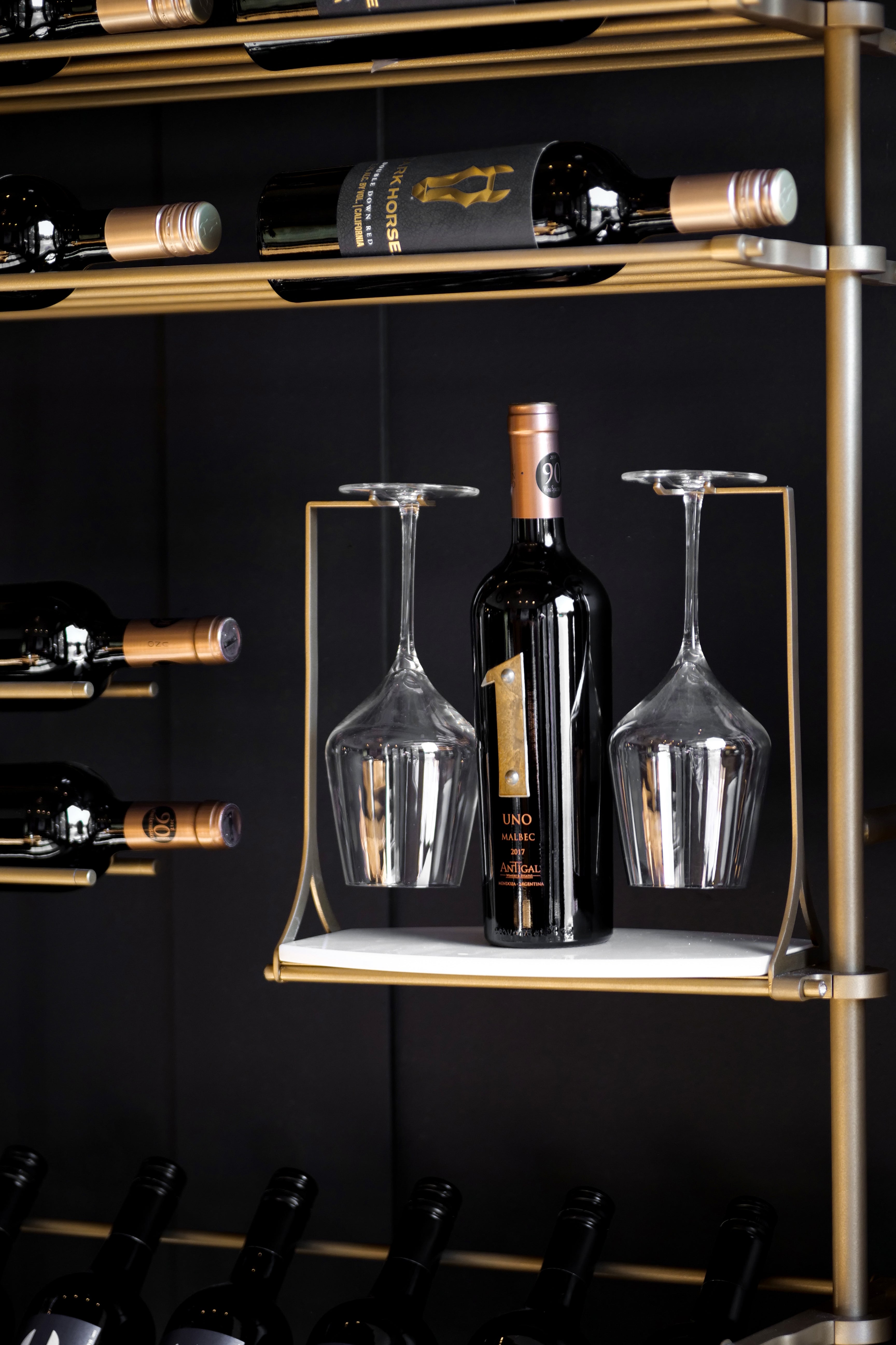 Wine Stemware Duo Shelf